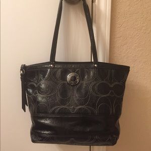 Patent leather black Coach